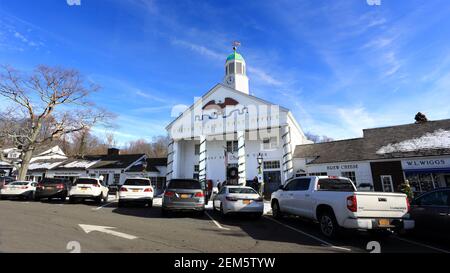 Stony Brook Village Long Island New York Stockfoto