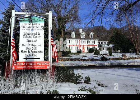 Stony Brook Long Island New York Stockfoto