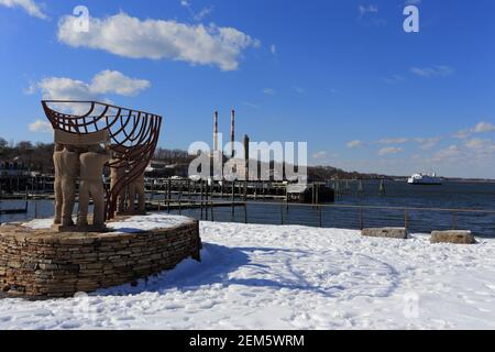 Dorf Port Jefferson Long Island New York Stockfoto