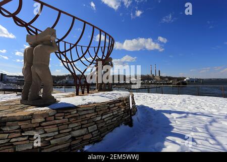 Dorf Port Jefferson Long Island New York Stockfoto