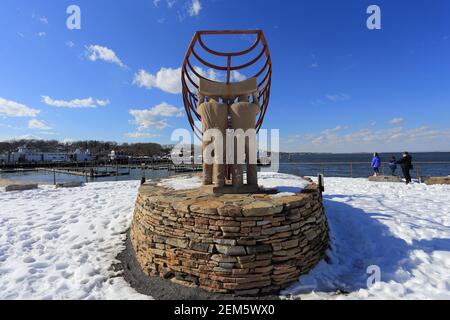 Dorf Port Jefferson Long Island New York Stockfoto