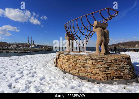 Dorf Port Jefferson Long Island New York Stockfoto