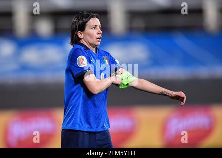 Florenz, Italien. Februar 2021, 24th. Daniela Sabatino (Italien) während der UEFA Women's EURO 2022 Qualifying - Italien gegen Israel, UEFA Fußball-Europameisterschaft in Florenz, Italien, Februar 24 2021 Quelle: Independent Photo Agency/Alamy Live News Stockfoto