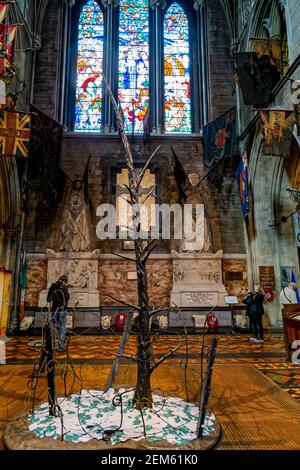 Dublin, Irland. 6th Mai 2016. Saint Patrick's Cathedral in Dublin, Irland, gegründet 1191, ist die nationale Kathedrale der Kirche von Irland. Stockfoto