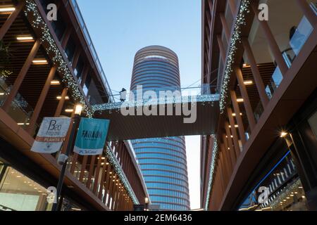 Torre Sevilla - Torre Pelli Stockfoto