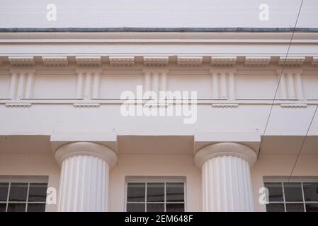 Entablature Pantechnicon Griechische Revival Architecture Stockfoto