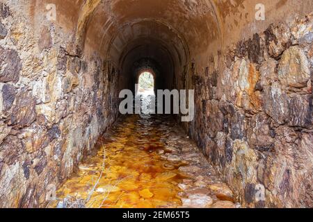 Quelle des Tinto Flusses in Huelva, Andalusien, Spanien Stockfoto
