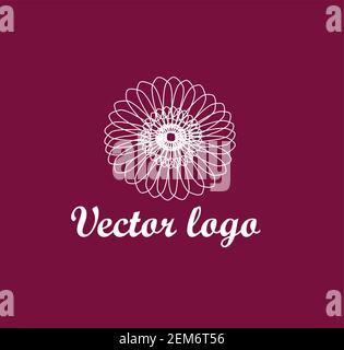 Vector boho Symbol und Symbole - Sun Logo Design-Vorlagen - abstrakte Designelemente für die Dekoration im modernen minimalistischen Stil Stock Vektor