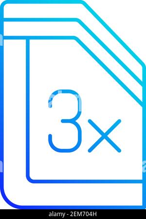 Symbol für lineare Vektor-Fenster aus isoliertem Glas Stock Vektor