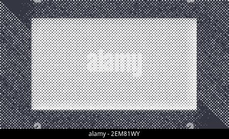 Ein abstraktes Halbton-Textfeld-Hintergrundbild. Stockfoto