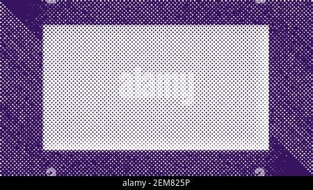 Ein abstraktes Hintergrundbild mit violettem Halbtonrand. Stockfoto