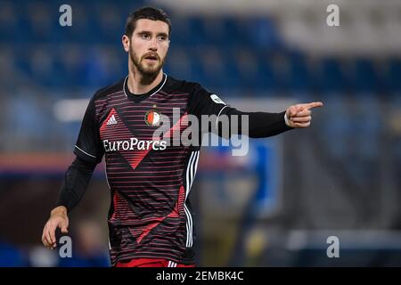 HEERENVEEN, NIEDERLANDE - FEBRUAR 17: Marcos Senesi von Feyenoord beim TOTO KNVB Cup Spiel zwischen SC Heerenveen und Feyenoord in Abe Lenstra St Stockfoto