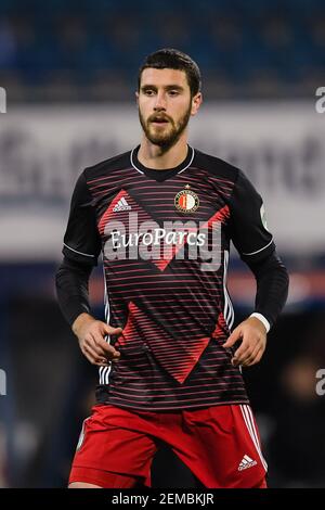 HEERENVEEN, NIEDERLANDE - FEBRUAR 17: Marcos Senesi von Feyenoord beim TOTO KNVB Cup Spiel zwischen SC Heerenveen und Feyenoord in Abe Lenstra St Stockfoto