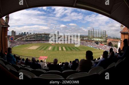 3RD TEST ENGLAND V INDIEN AM OVAL. 4TH TAG 12 /8/2007 BILD DAVID ASHDOWN Stockfoto