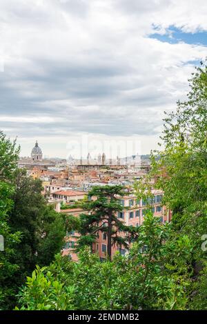 Rom, Italien - 04. Okt 2018: Wunderschöne Aussicht auf die Ewige Stadt Stockfoto