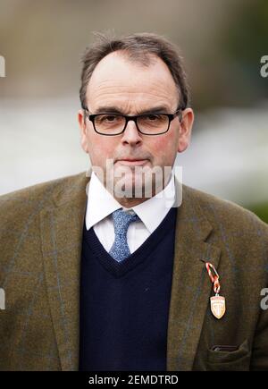 Aktenfoto vom 14-03-2020 von Trainer Alan King. Ausgabedatum: Donnerstag, 25. Februar 2021. Stockfoto