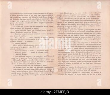 Diretta da Edoardo De Fonseca, la rivista, nata a Milano nel 1901, POI trasferita a Roma dal 1903, viene pubblicata per dieci anni, fino al 1910, cui sono da aggiungere anche dodici fascicoli apparsi a Roma nel 1913. ERA la più raffinata pubblicazione italiana dedicata all'arte della decorazione del libro, a cui collaborarono i maggiori artisti dell'epoca, stampata, in un originale formato oblungo, in duemila copie, la maggior parte destinate al mercato estero. De Karolis, Dudovich, Sartorio, Balla, Cambellotti, Baruffi, Bompard, Majani und Terzi. Stockfoto