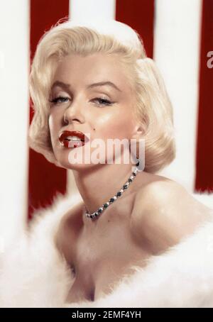 MARILYN MONROE (1926-1962) amerikanische Filmschauspielerin um 1956 Stockfoto