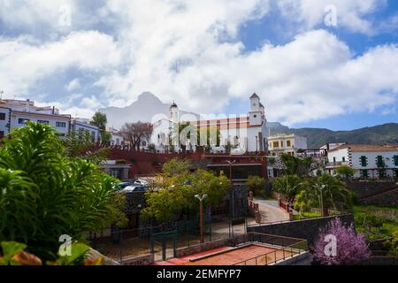 Gran Canaria - Bergblick in Tejeda Stockfoto