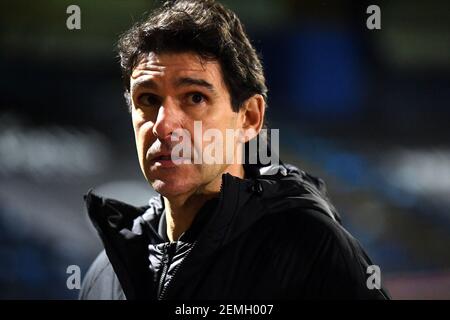 Datei Foto vom 02-02-2021 von Birmingham City Manager Aitor Karanka. Ausgabedatum: Donnerstag, 25. Februar 2021. Stockfoto
