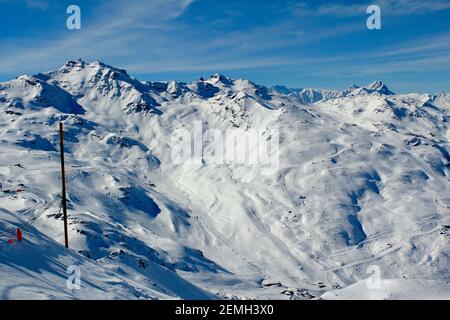 Frankreich, Französische Alpen, Tarentaise-Tal, Savoie, März 10, 2017 Stockfoto