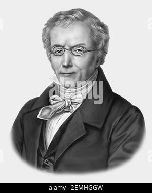 Jean Etienne Dominique Esquirol 1772-1840 Französischer Psychiater Stockfoto