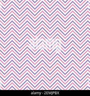 Chevron-Muster in rosa und lila Farbe Stock Vektor