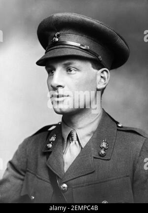 Siegfried Sassoon (1886-1967). Porträt des englischen Dichters und Soldaten von George Charles Beresford, c,1915. Stockfoto