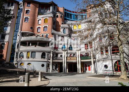 Schlümpfe Haus, Genf Architektur, Schweiz Stockfoto