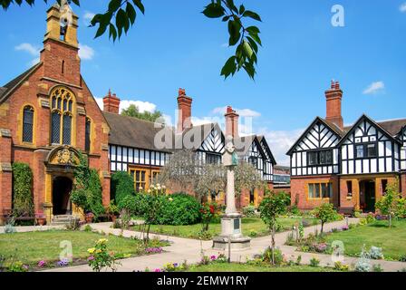 Laslett der Alms Häuser, Friar Street, Worcester, Worcestershire, England, Vereinigtes Königreich Stockfoto