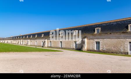 Rochefort, corderie Royale, Seilbau Fabrik Stockfoto