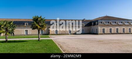 Rochefort, corderie Royale, Seilbau Fabrik Stockfoto