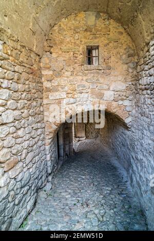 Labeaume Dorf in Südfrankreich Stockfoto