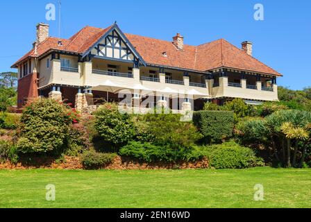 Das wunderschön restaurierte, denkmalgeschützte Caves House Hotel - Yallingup, WA, Australien Stockfoto