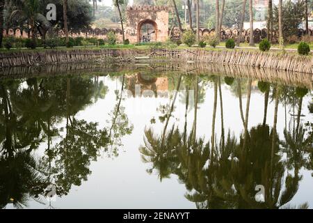 Historische Fundstelle in Bangladesch Stockfoto