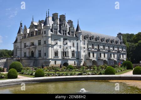 Château de Chenonceau, Frankreich Stockfoto