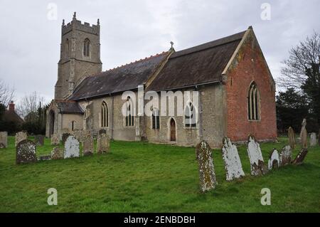 St. Peter's Kirche, Ridlington, Nord-Ost Norfolk, England, Großbritannien. Stockfoto