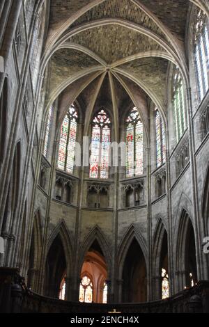 Primatial Kathedrale St. Andreas von Bordeaux Stockfoto