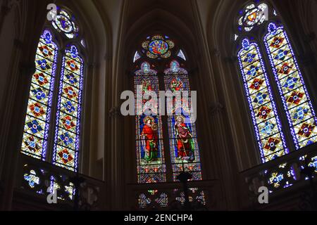 Primatial Kathedrale St. Andreas von Bordeaux Stockfoto