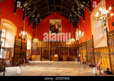 The Great Hall at Edinburgh Castle, Edinburgh, Schottland, Großbritannien Stockfoto