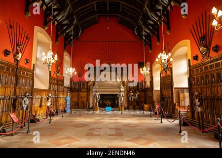 The Great Hall at Edinburgh Castle, Edinburgh, Schottland, Großbritannien Stockfoto