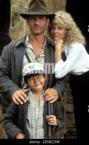 Indiana Jones and the Temple of Doom Jahr : 1984 USA Regie : Steven Spielberg Harrison Ford, Kate Capshaw, Jonathan Ke Quan Stockfoto