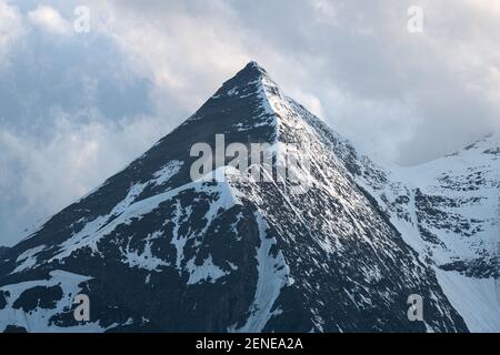 Hohe Dock, einer der Gipfel der Glocknergruppe, Salzburg, Österreich Stockfoto