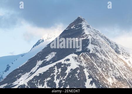 Hohe Dock, einer der Gipfel der Glocknergruppe, Salzburg, Österreich Stockfoto