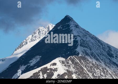 Hohe Dock, einer der Gipfel der Glocknergruppe, Salzburg, Österreich Stockfoto