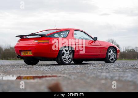 1987 Porsche 928 S4 moderner klassischer deutscher Sportwagen Stockfoto