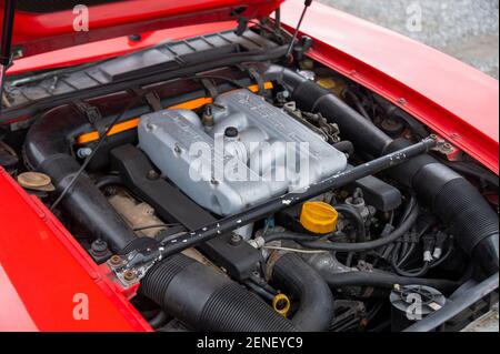 1987 Porsche 928 S4 moderner klassischer deutscher Sportwagen Stockfoto