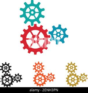 Gang Logo Vorlage Vektor icon Abbildung design Stock Vektor