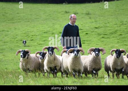 Portrait of Scottish Farmer, John Murray of Crossflatt, Muirkirk Stockfoto