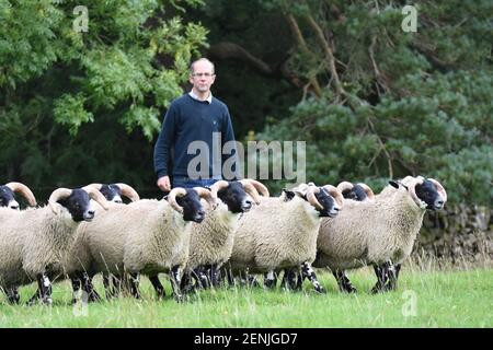 Portrait of Scottish Farmer, John Murray of Crossflatt, Muirkirk Stockfoto